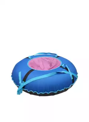 Тюбинг Classic Luxe 110 см, синий с розовой серединой